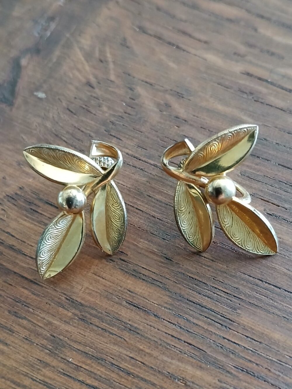 Vintage Forstner Gold-filled Screw-back Earrings